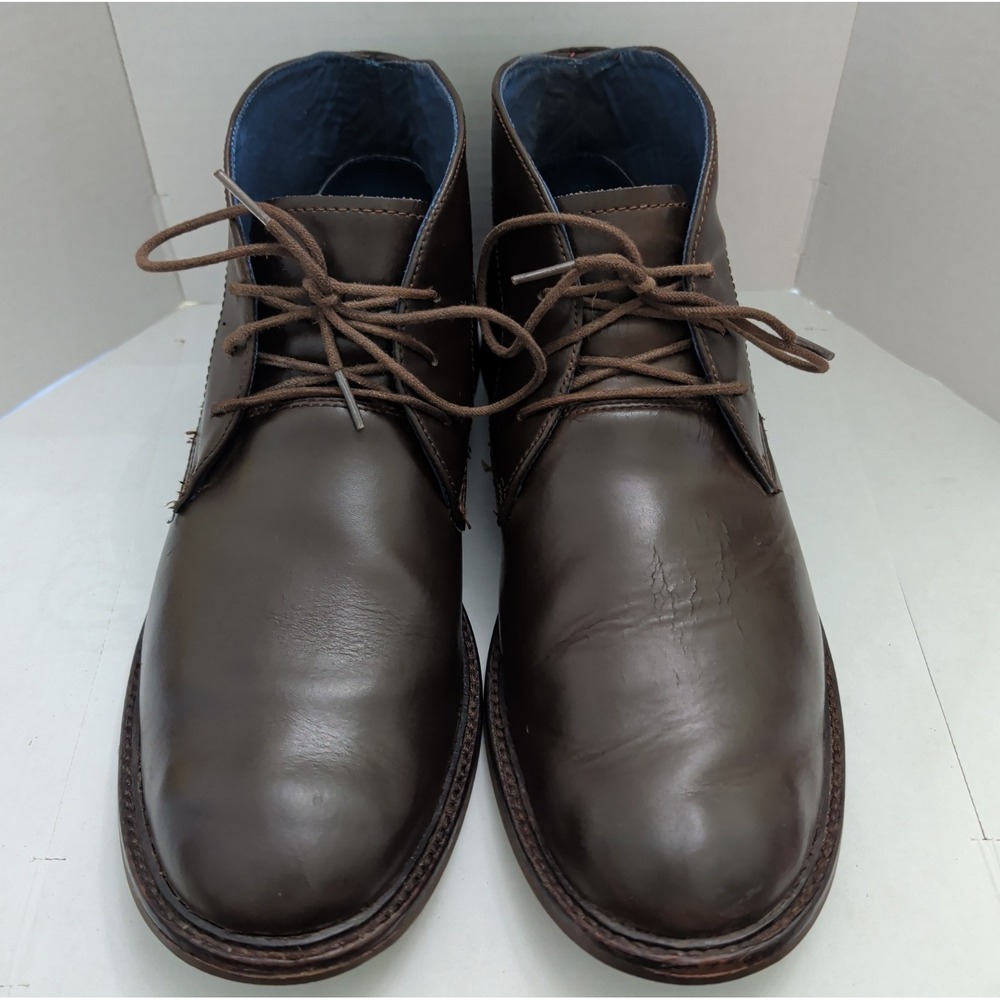 Mark Nason X Skechers Men's Sz 11 Brown Leather Chukka Lace-Up Boots Beatles - Picture 2 of 9